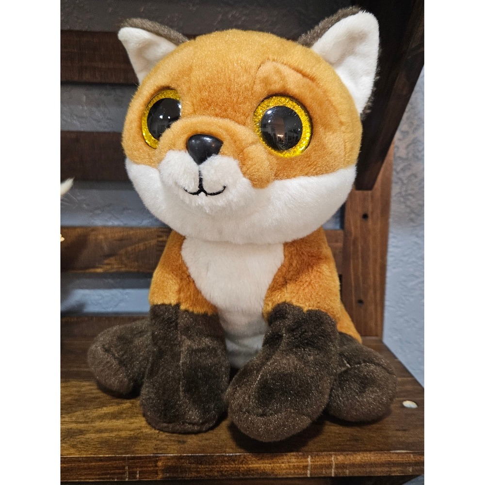 Beanie Baby Fay Plush Orange and White Fox Toy - Soft Pet Plush Y2K